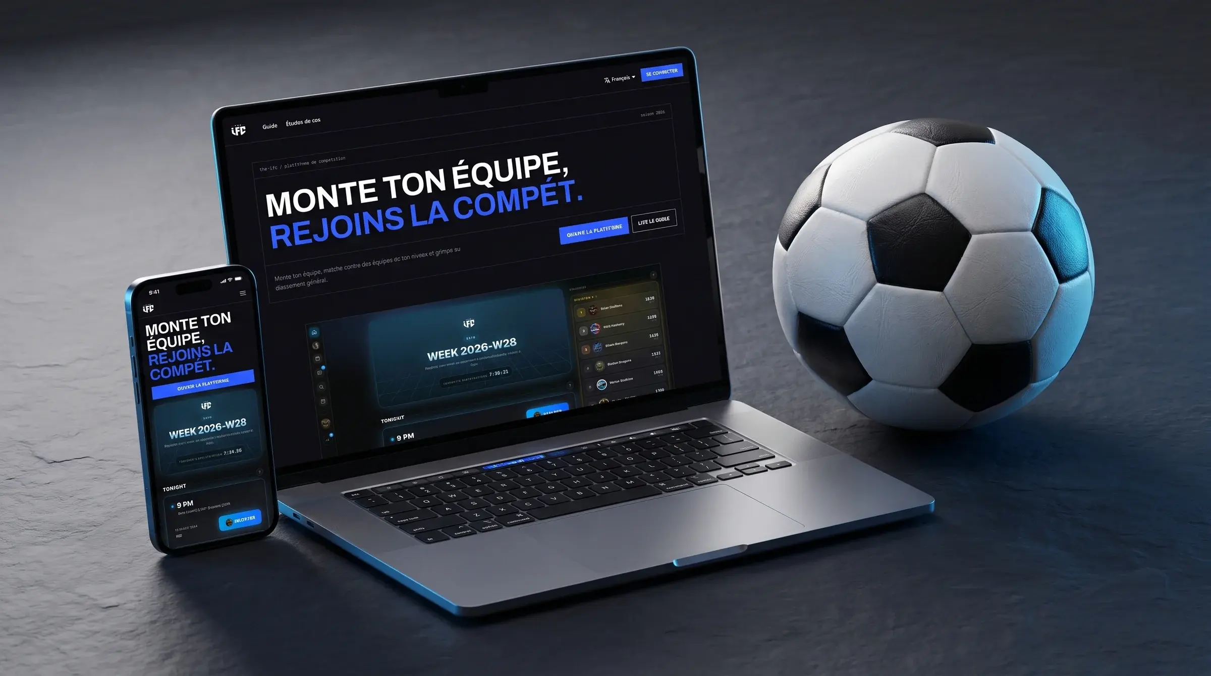 The IFC: Esports tournament management on web and mobile